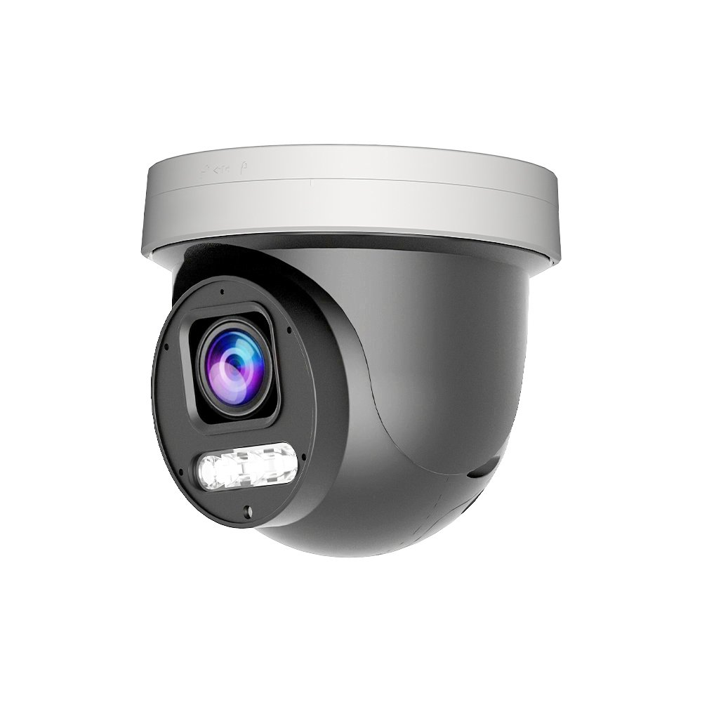 5MP 5X Optical Zoom Auto Focus Two Way Audio ColorVU POE IP Turret PTZ Camera
