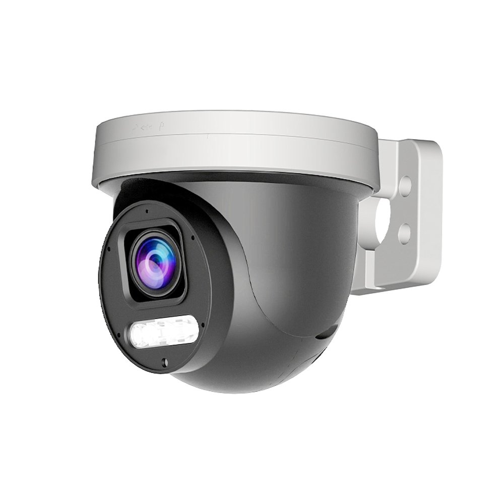 5MP 5X Optical Zoom Auto Focus Two Way Audio ColorVU POE IP Turret PTZ Camera