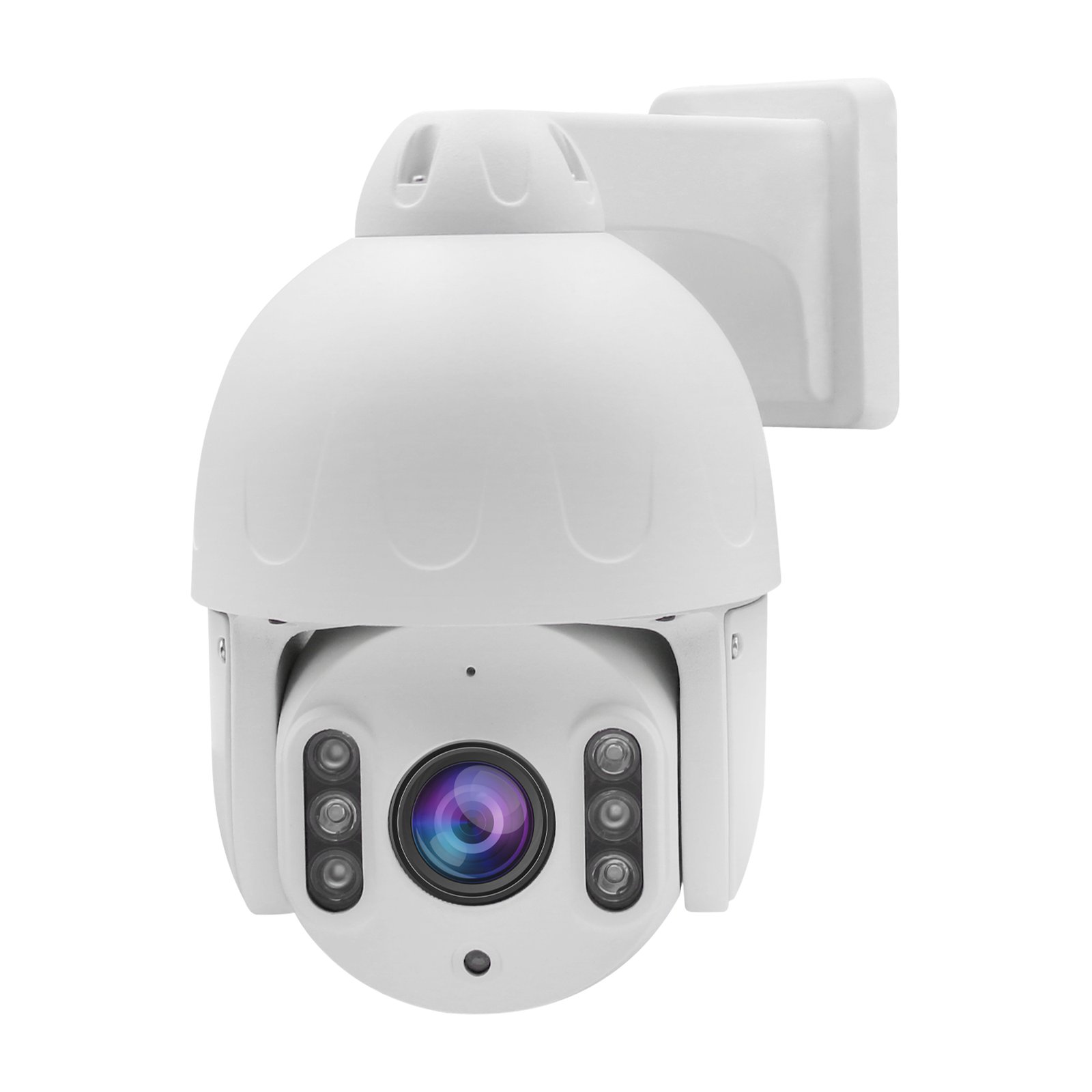 Compatible HIK 5MP Mini IR 10X Zoom Speed Dome IP PTZ Camera 48V POE Built in Microphone