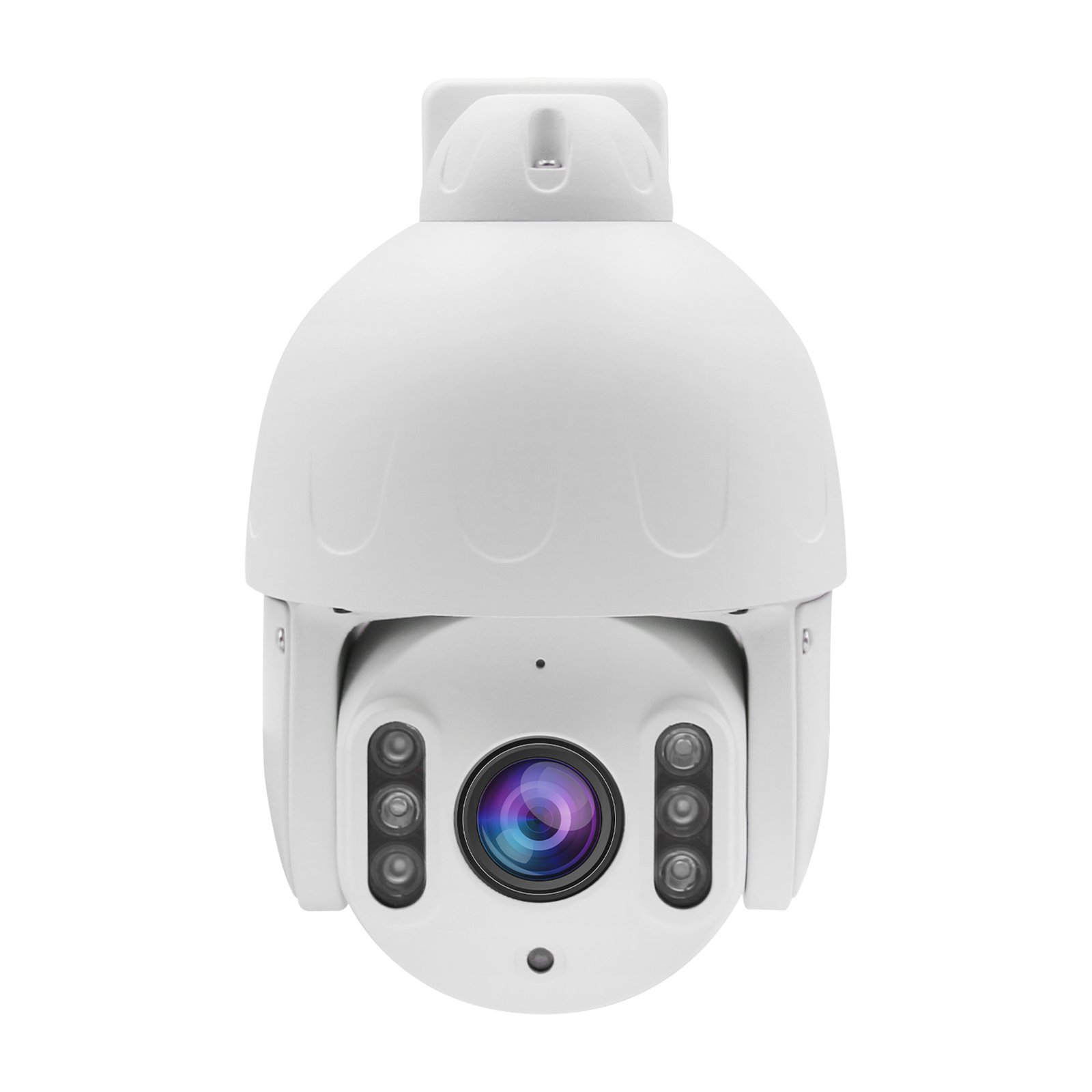 Compatible HIK 5MP Mini IR 10X Zoom Speed Dome IP PTZ Camera 48V POE Built in Microphone