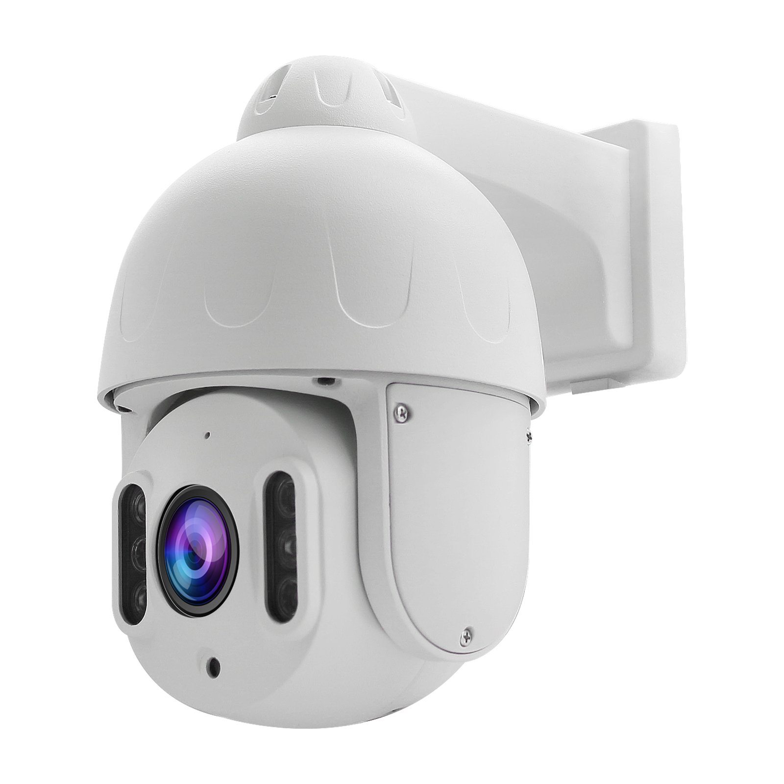 Compatible HIK 5MP Mini IR 10X Zoom Speed Dome IP PTZ Camera 48V POE Built in Microphone