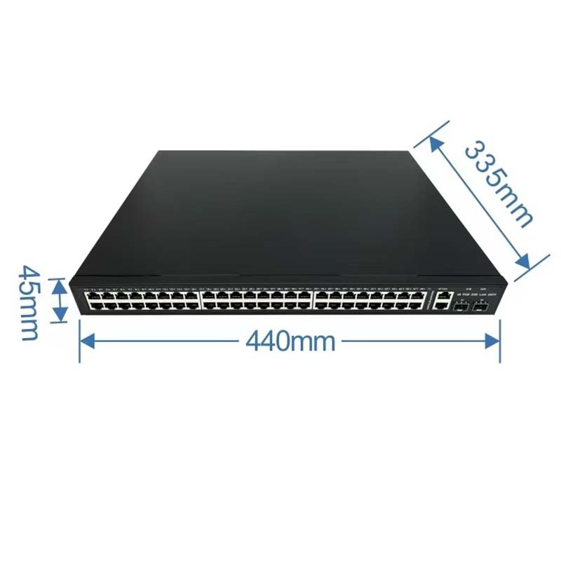48 Port All 10/100/1000Mbit  Gigabit POE Switch