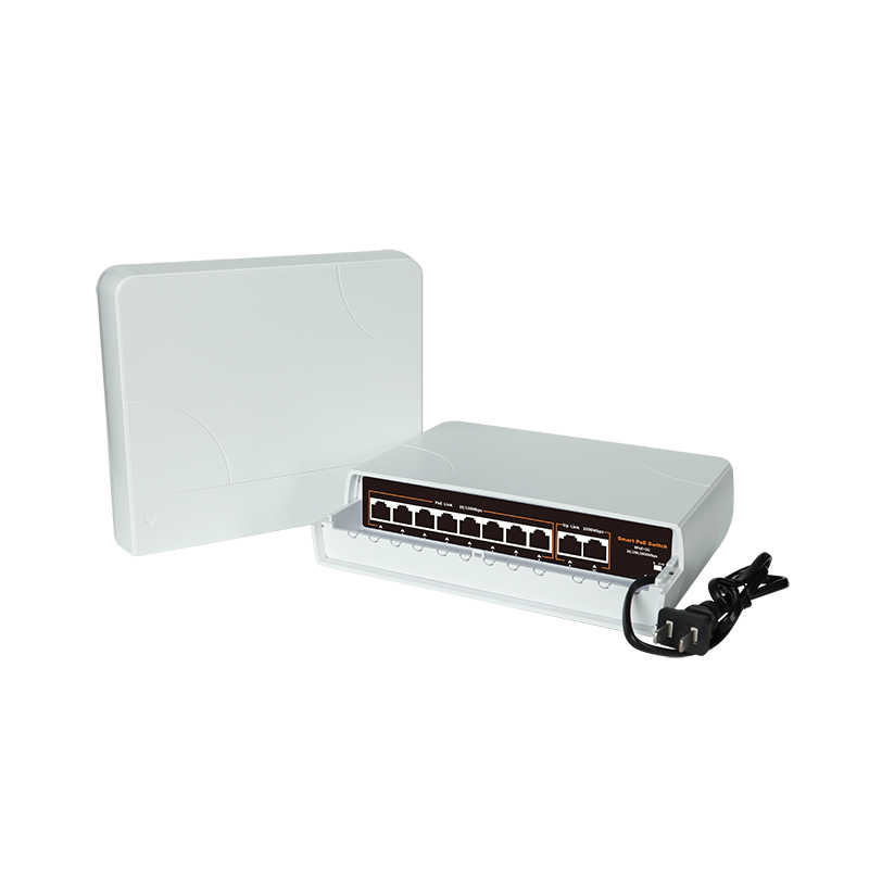 8-Port Gigabit Waterproof Outdoor Ethernet Unmanaged Network POE Switch
