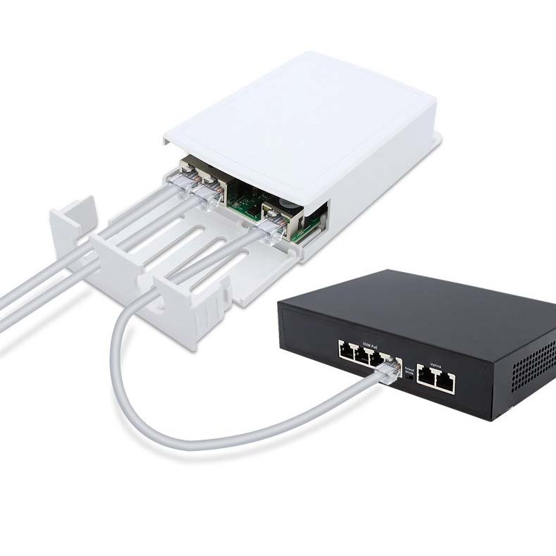 1 in 2 out outdoor waterproof gigabit POE extender