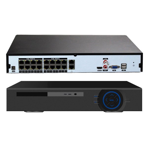 32 Channel H.265 4K Embedded Plug and Play PoE NVR Support Face Detection