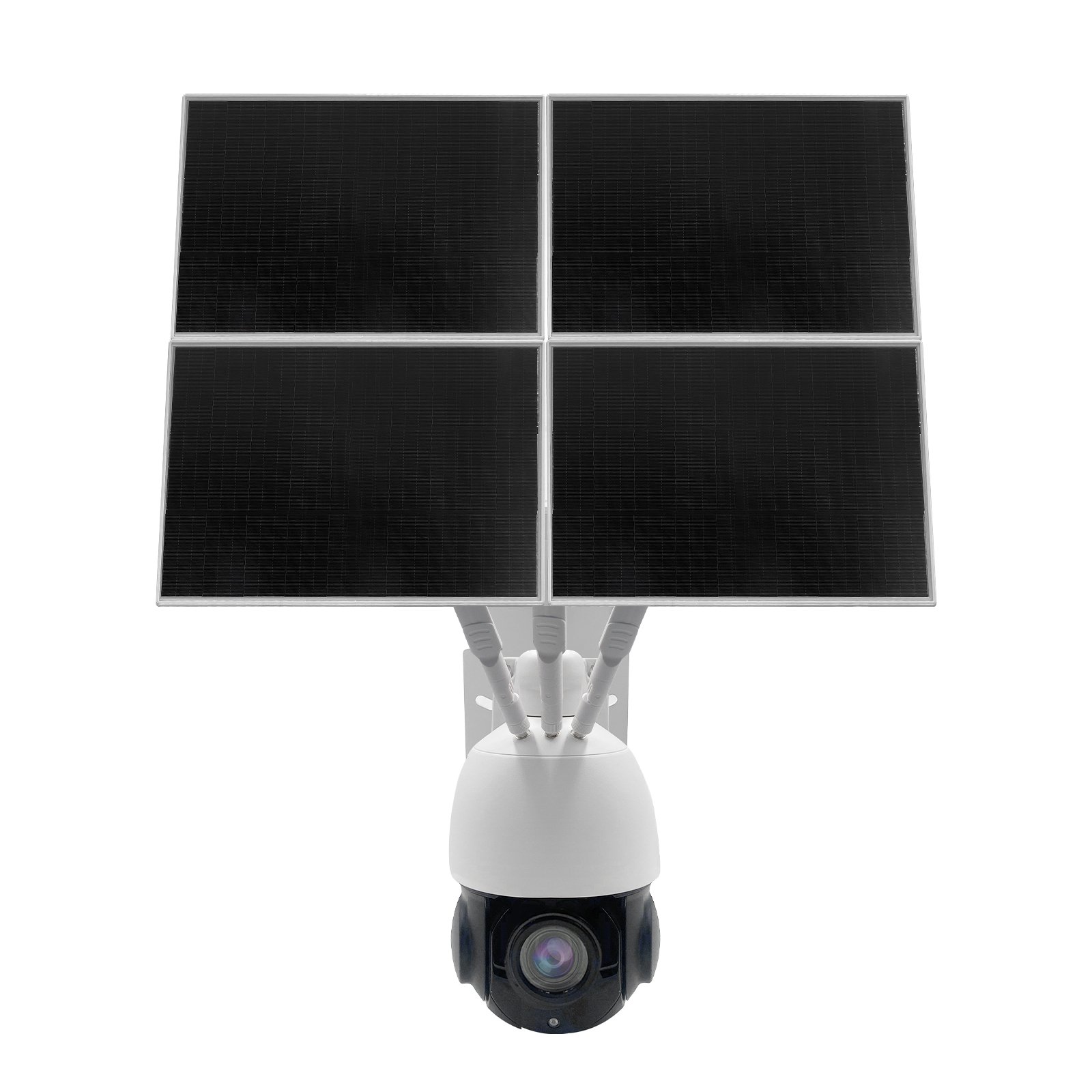 Solar Powered 12V DC 20AH Lithium Battery 4G LTE Sim Card PTZ Camera