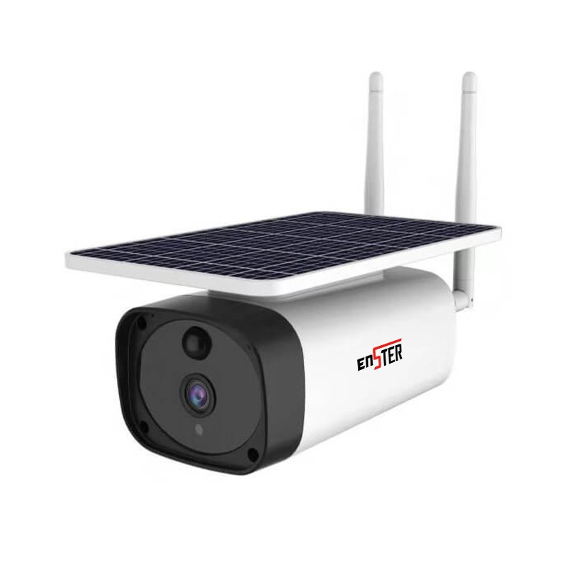 Built-in 10800mA 18650 Lithium Battery 6w Solar Energy Panel Power Outdoor Wireless Low Power Smart Security Wifi Camera