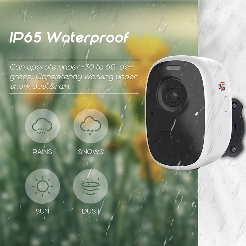 1080P Wireless Two-way Audio Smart Battery Camera