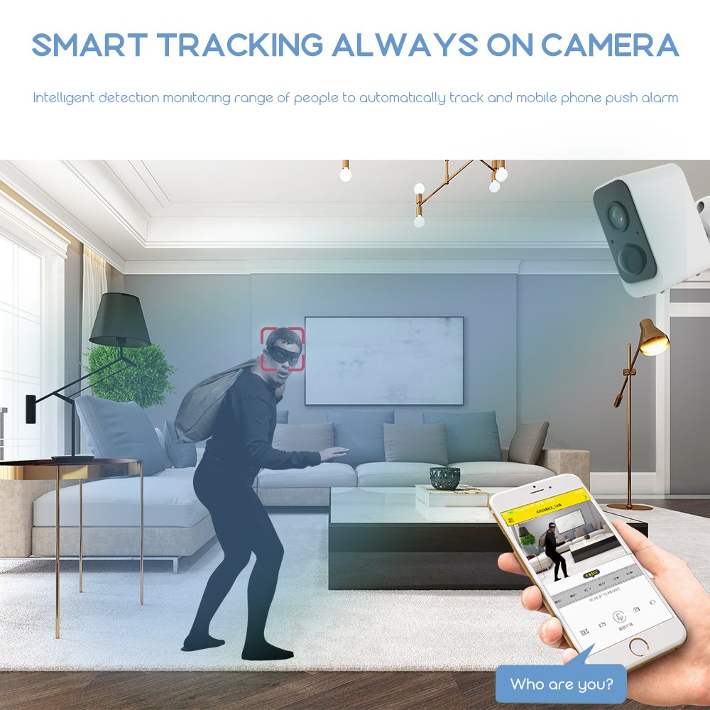 Low Power Consumption Support Cloud Storage Two-way Intercom Wireless Battery Camera