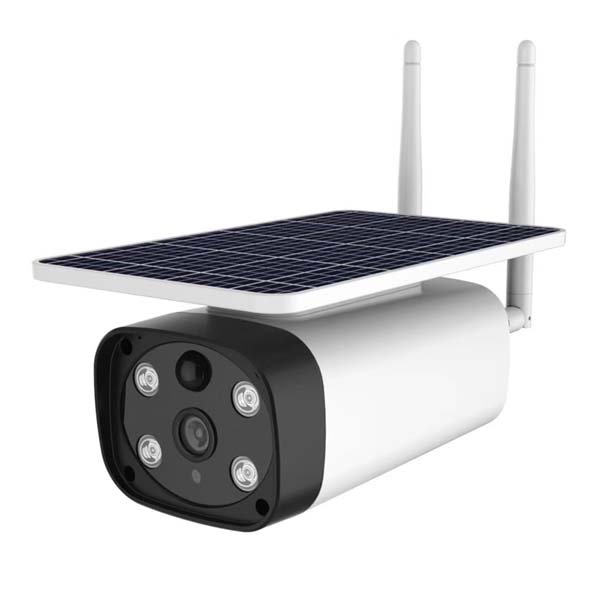 Built-in 18650 Lithium Battery 6w Solar Energy Panel Powered Outdoor Wireless Low Power Smart Security Wifi Camera