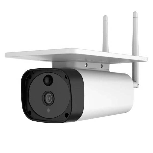 Built-in 18650 Lithium Battery 6w Solar Energy Panel Powered Outdoor Wireless Low Power Smart Security Wifi Camera