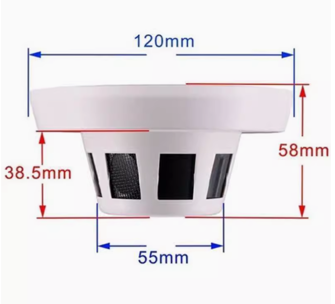 Low Power Consumption Wireless Hidden 3.7mm lens Built-in Battery and Microphone Wi-Fi Covert IP Camera