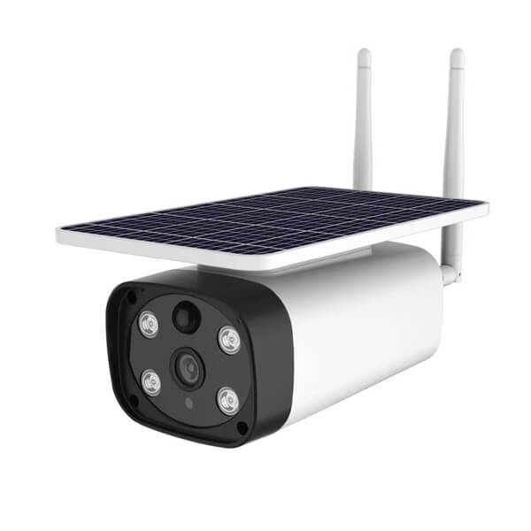 4G Sim Card Solar Powered Camera Wireless Camera With Lithium Battery 6w Solar Energy Panel Pir Motion Detection