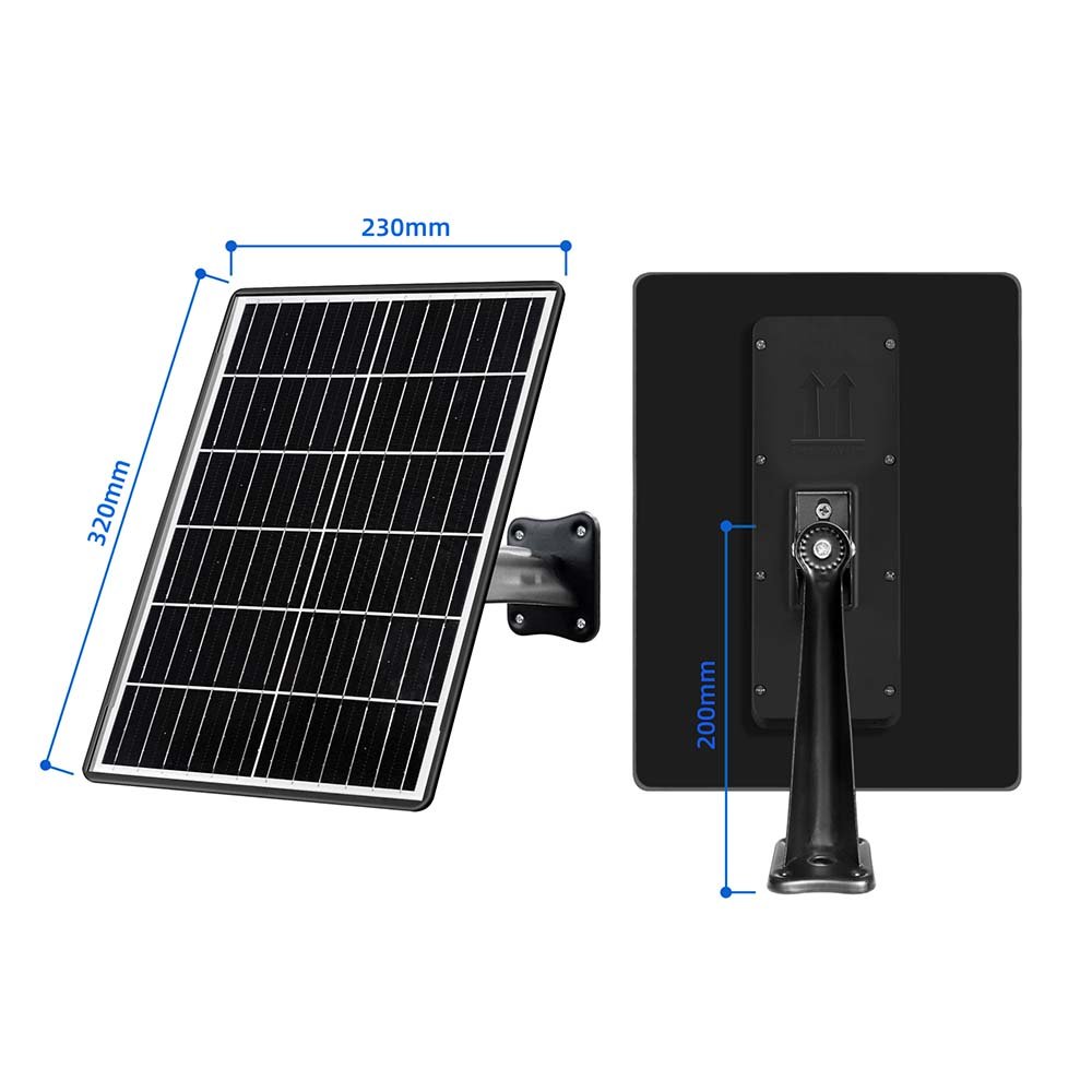 Output DC 5V/12V 15W Solar Panel 16000mA Battery Wireless Camera Supply Powered System