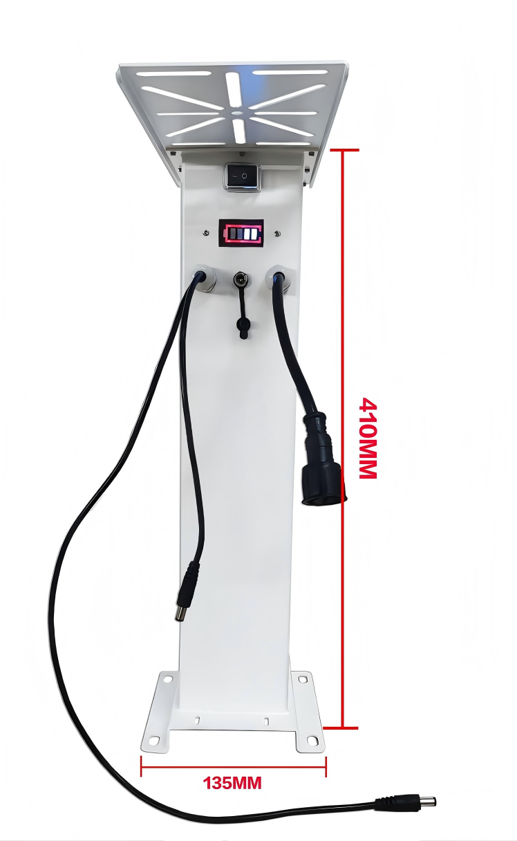 80W Fast Recharge Solar Panel System 40AH Ternary Lithium Battery DC12V CCTV Camera Power Supply Monitoring System