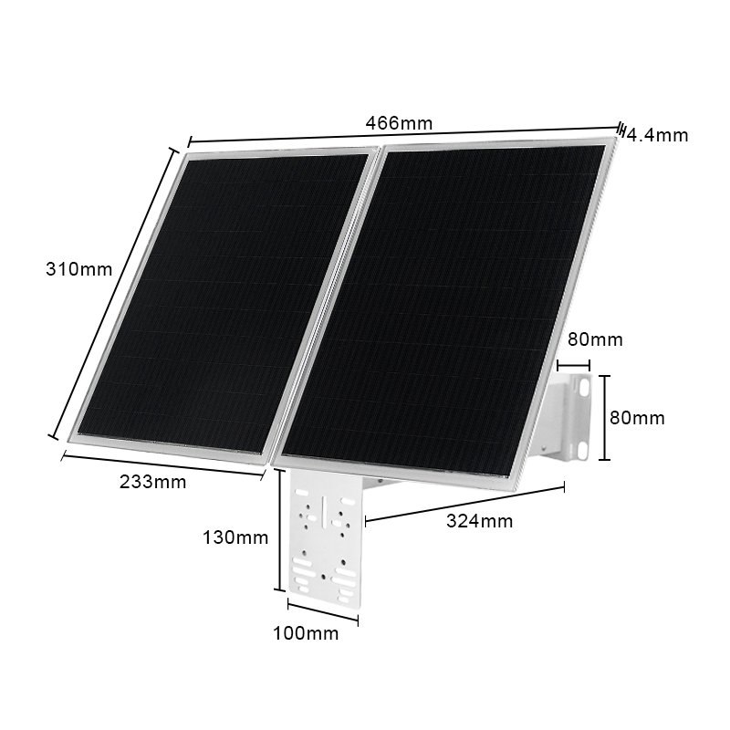 40W Solar Power Supply System of 4G LTE PTZ Security Camera