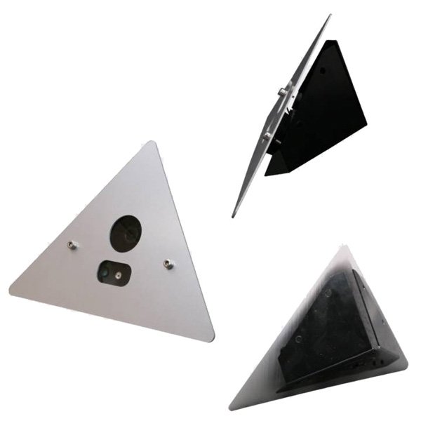 Wide Angle 5.0 Megapixels Corner Mount IP Camera for Elevator