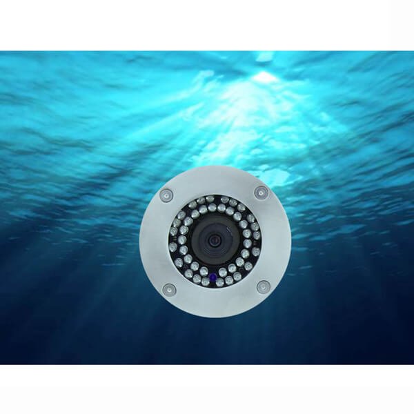 Wide Angle 304 Stainless Steel Underwater 20 Meters Ultra low illumination POE IP Camera