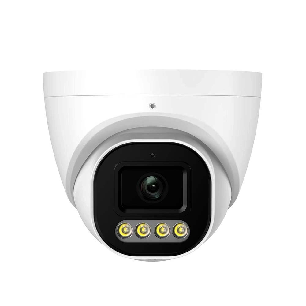 8MP 4K AI Light Color Night Vision Turret Style Dome Camera