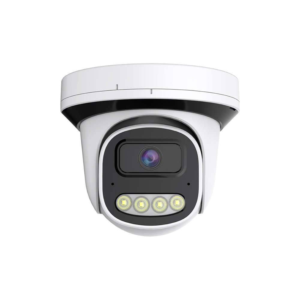HIK UNV Compatible 8MP 4K HD POE ColorVu Full Color Dome CCTV IP Camera Built-in Mic Human Body Vehicle Detection