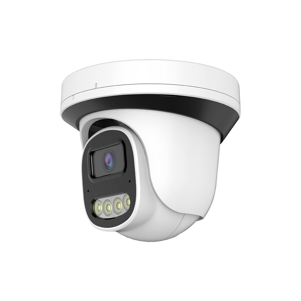 HIK UNV Compatible 8MP 4K HD POE ColorVu Full Color Dome CCTV IP Camera Built-in Mic Human Body Vehicle Detection