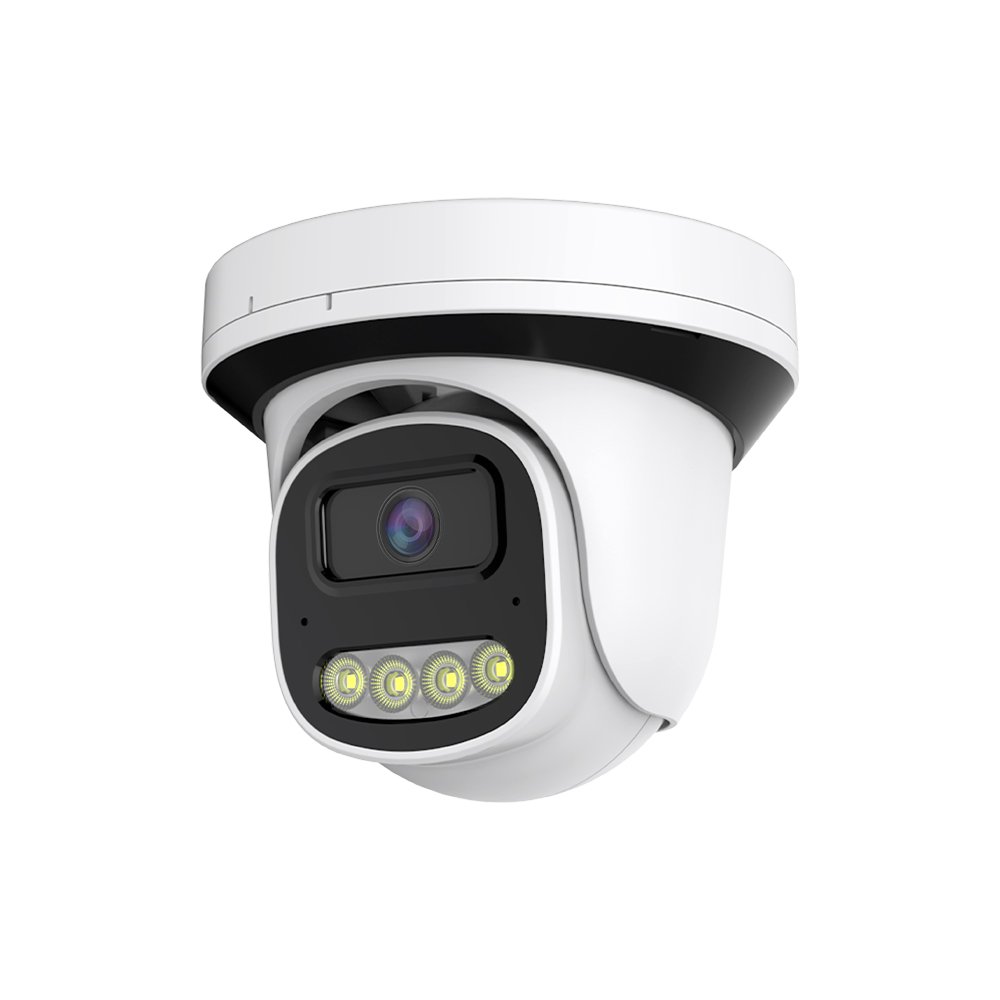 HIK UNV Compatible 8MP 4K HD POE ColorVu Full Color Dome CCTV IP Camera Built-in Mic Human Body Vehicle Detection