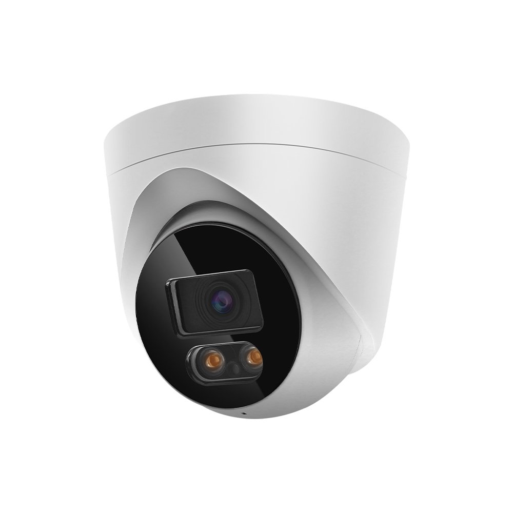 5.0MP HD POE ColorVu Full Color Night Vision Turret Camera CCTV IP Camera Built-in Micphone Human Body Face Detection