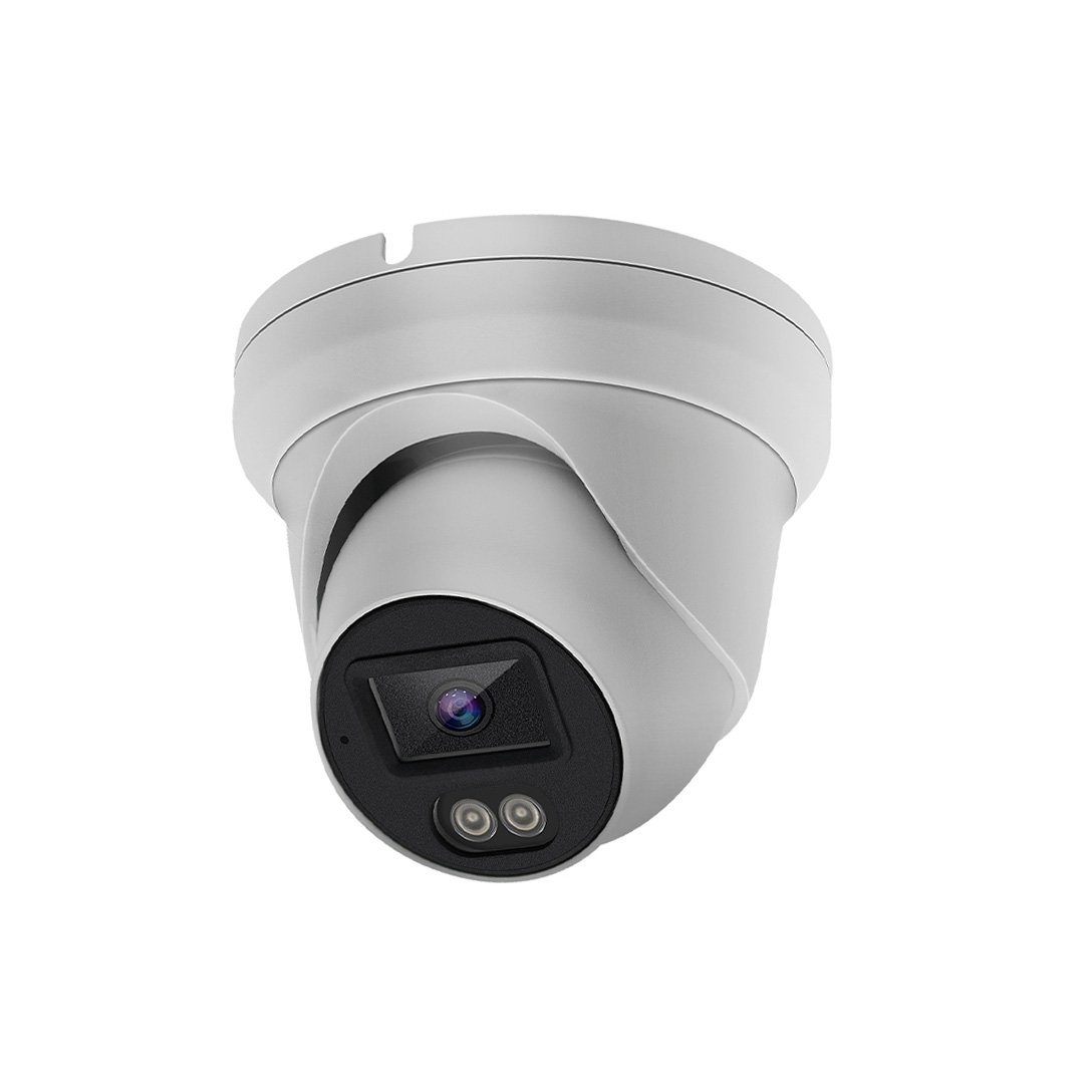 8.0MP HD POE ColorVu Full Color Night Vision Turret CCTV IP Camera Built-in Micphone