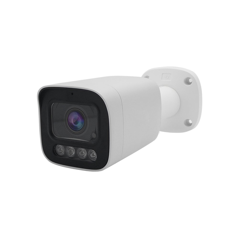 24 Hours Full time Color 8MP Outdoor Security POE Colorvu Camera With Micphone and Support Hik Protocol