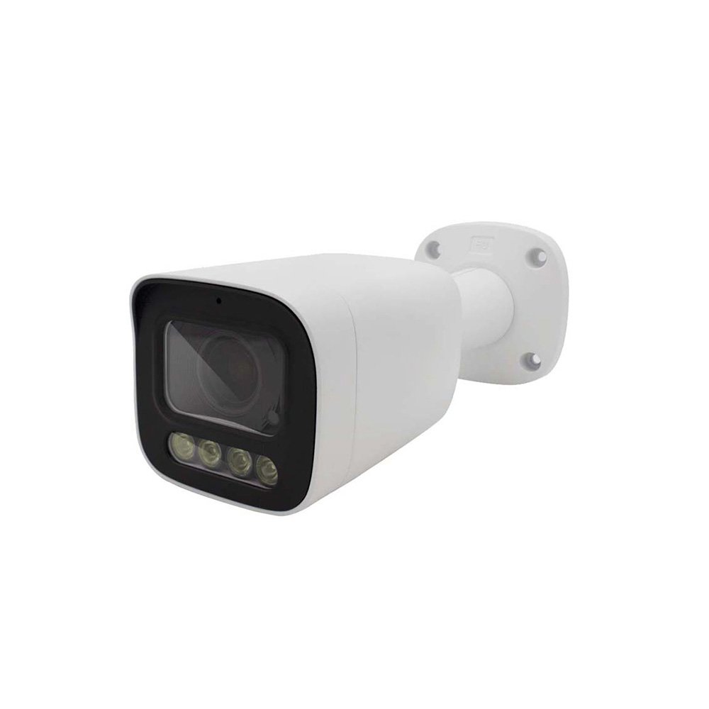 24 Hours Full time Color 8MP Outdoor Security POE Colorvu Camera With Micphone and Support Hik Protocol