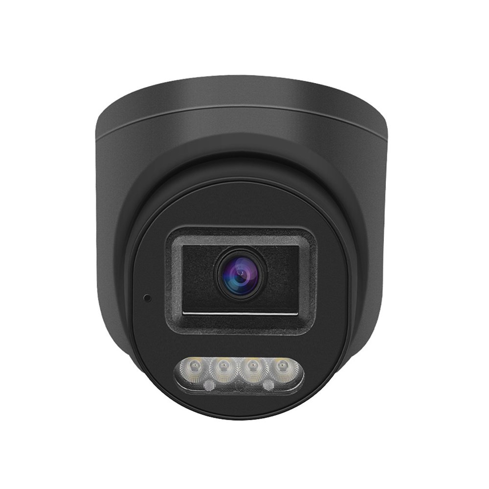 8MP Turret Eyeball Dome Camera with Dual Light Full Color Night Vision Network Camera
