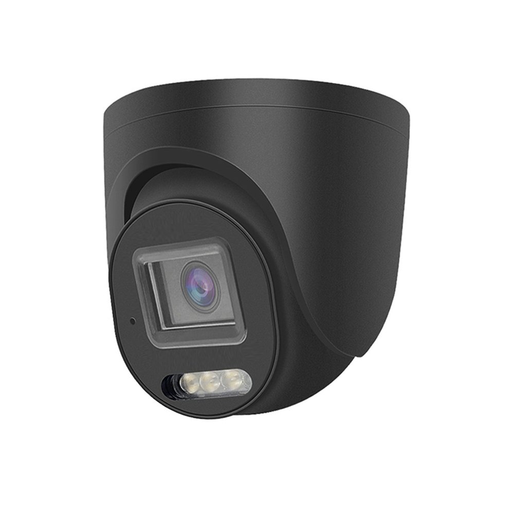 8MP Turret Eyeball Dome Camera with Dual Light Full Color Night Vision Network Camera