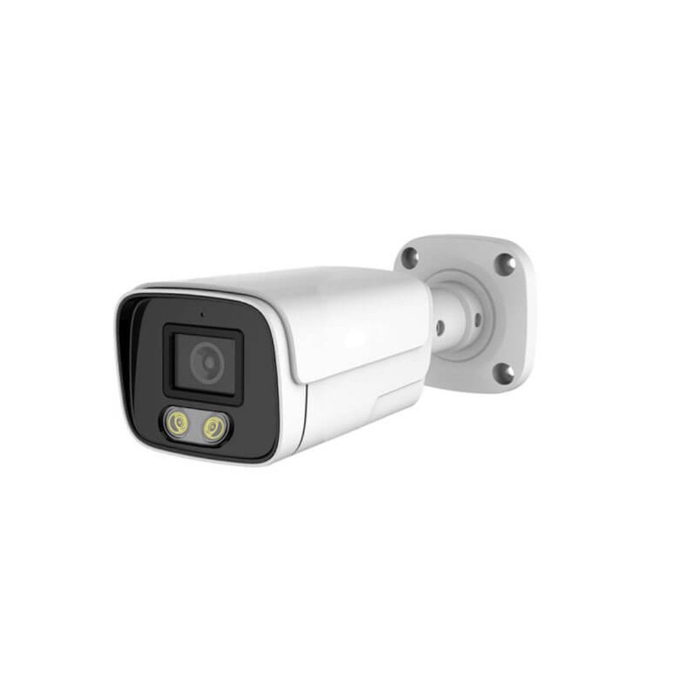 24Hours Full-Time Color Warm Light ColorVU Full Color Night Vision Bullet IP Camera