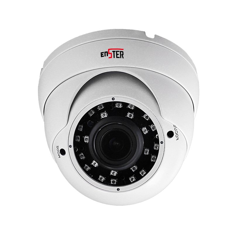 2MP Outdoor Dome Security Camera with Night Vision and 2.8-12mm Varifocal Lens