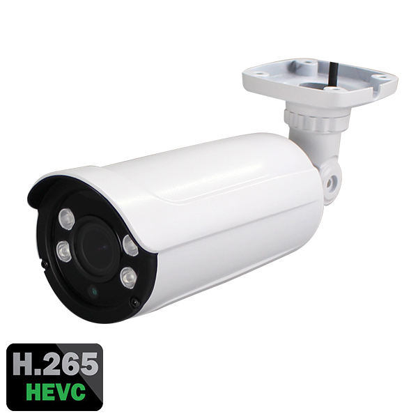 5 Megapixel 2592 x 1920 Pixel Super Outdoor Weatherproof Security IP Camera with 3.6-10mm Varifocal Zoom Len