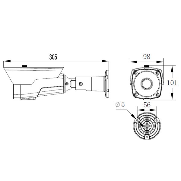 Security Camera Waterproof Outdoor Bullet Camera Video Servillance Camera 42IR Leds Good Night Vision