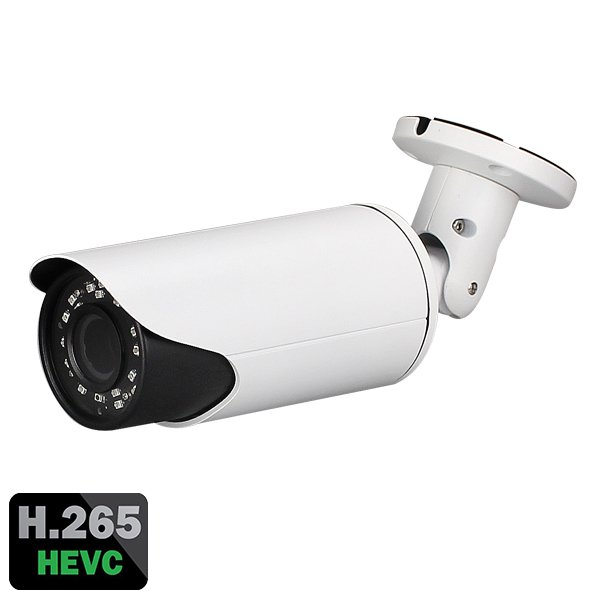 H.265 HEVC 1/1.8 SONY 5.0 Megapixels Bullet IP Camera