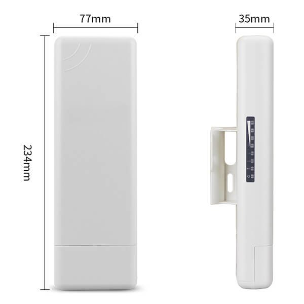 2.4/5.8Ghz 1-5KM Outdoor Wireless Ethernet Bridge