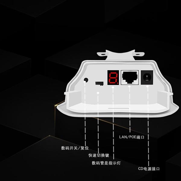 2.4Ghz 300Mbps Point To Point Wireless Network Bridge Outdoor Wifi CPE