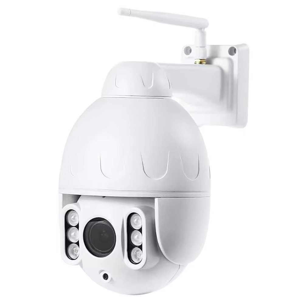 Outdoor Waterproof All Metal 2-way Voice Pan Tilt POE Camera