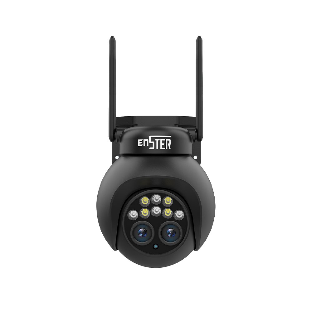 AI Smart Humanoid Detection Dual Sensor Binocular Pan Tilt Dome Camera support Cloud Storage