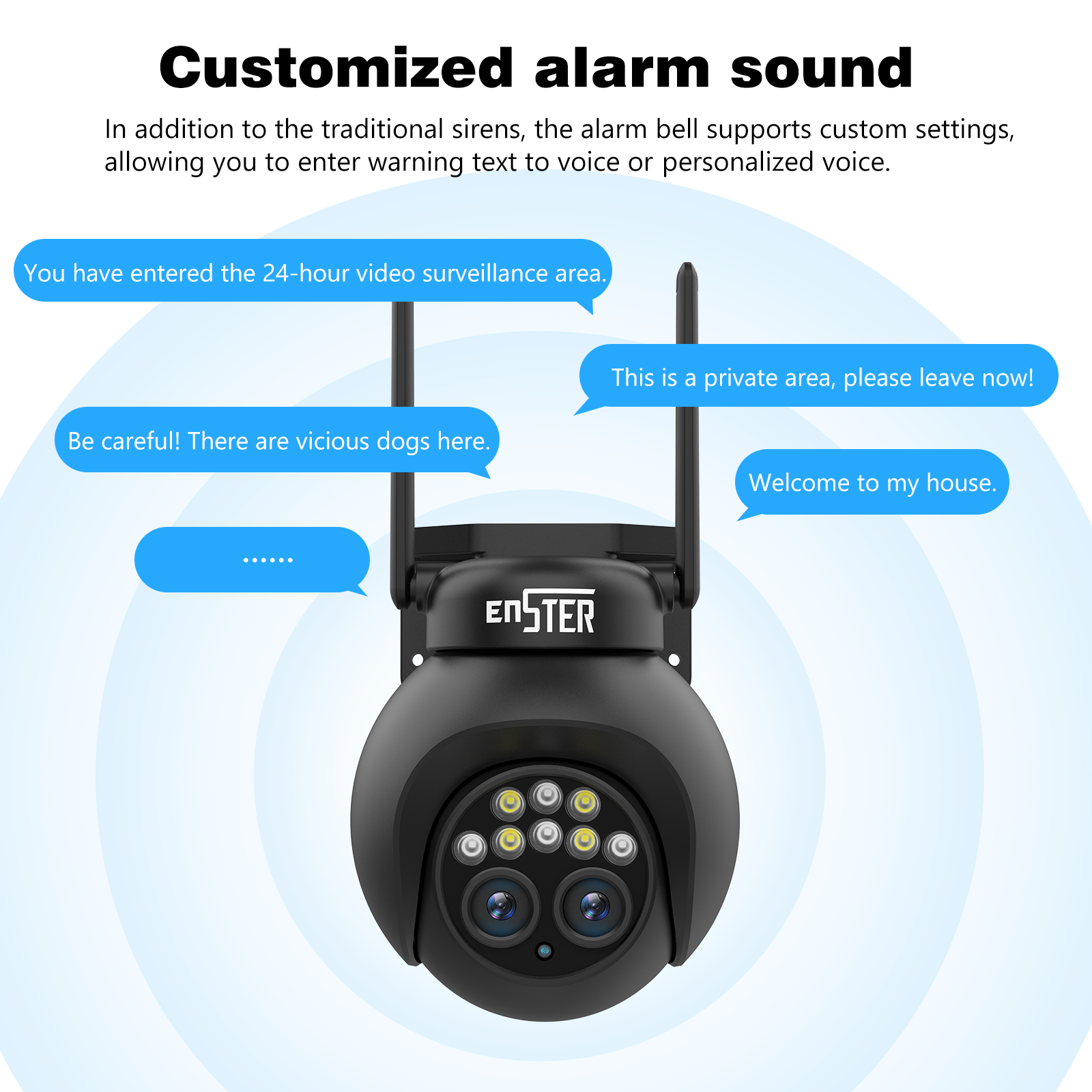 AI Smart Humanoid Detection Dual Sensor Binocular Pan Tilt Dome Camera support Cloud Storage
