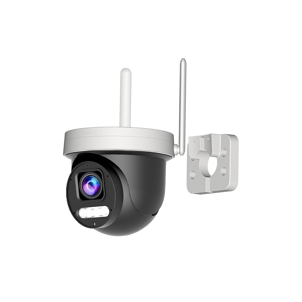 Outdoor Two Way Audio 5MP 5X Zoom Mini PTZ Wireless IP Dome Camera