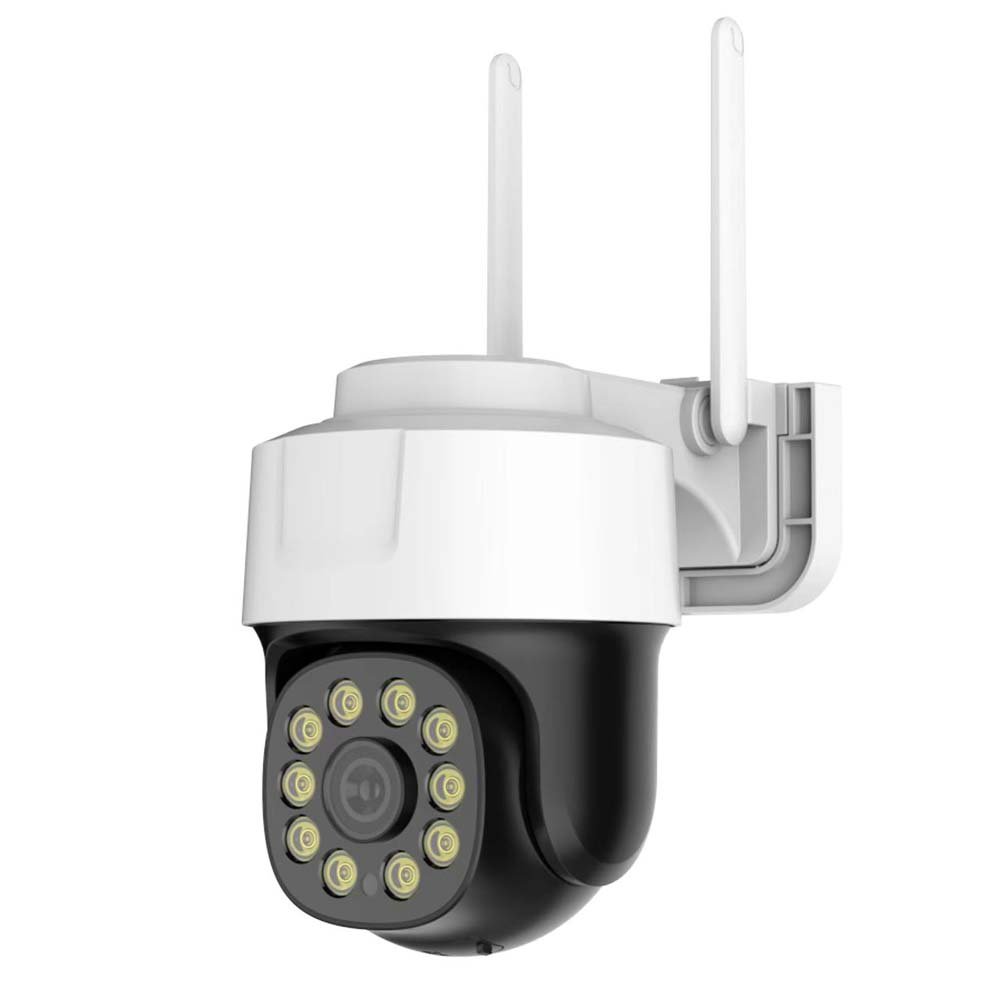 360 Degree Pan Tilt Two-Way Audio Human Tracking Sound and Light Alert WiFi Camera