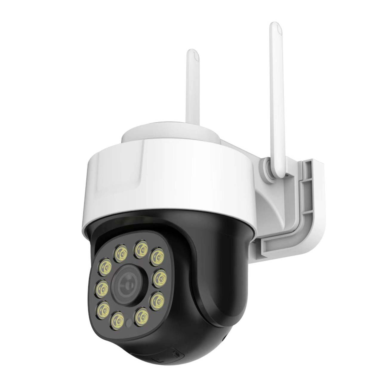 360 Degree Pan Tilt Two-Way Audio Human Tracking Sound and Light Alert WiFi Camera