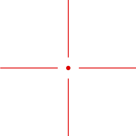IP network camera with crosshair for long distance viewing