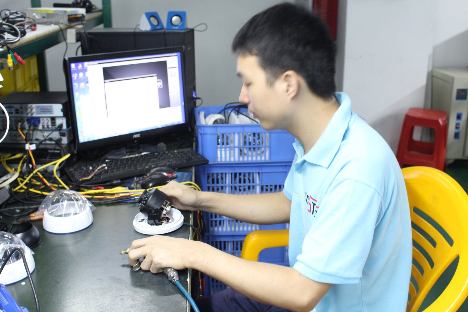 ENSTER functional testing for CCTV dome cameras
