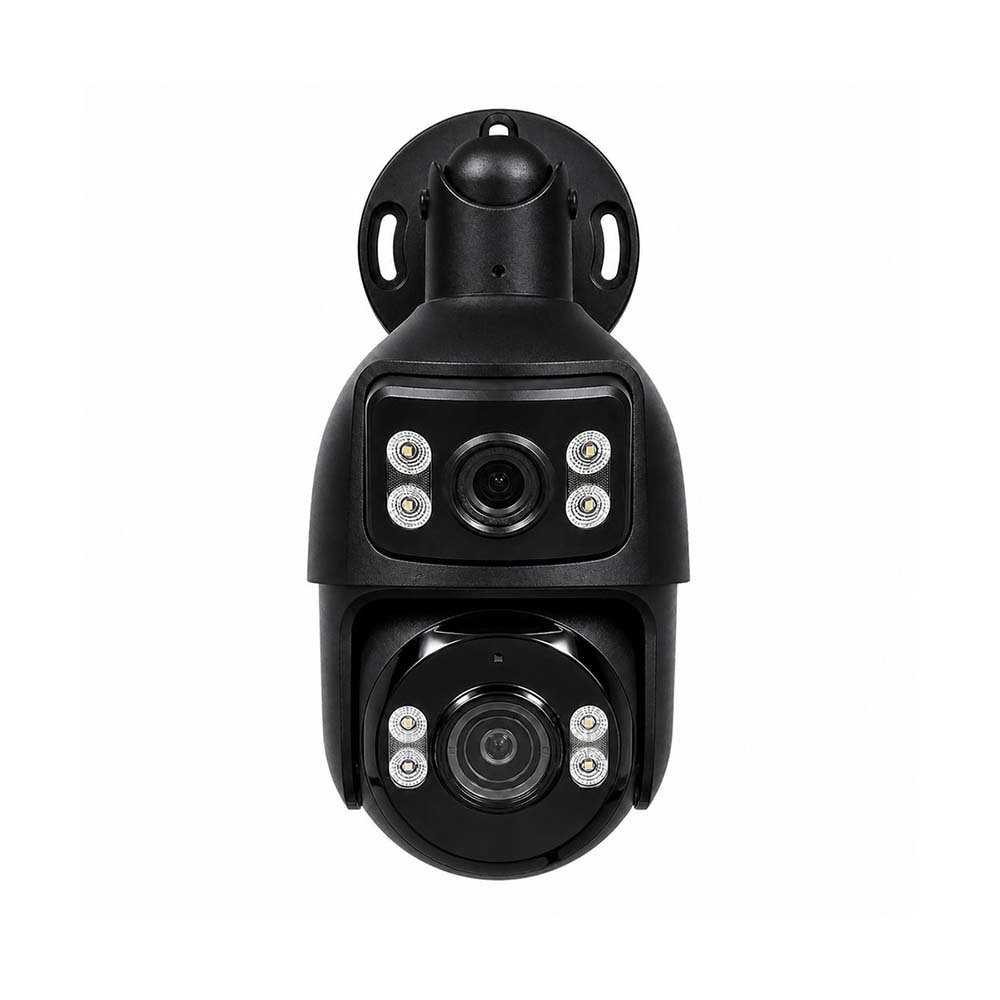 16MP Dual Lens PTZ IP Camera 5X Optical Zoom Auto Tracking Outdoor PoE CCTV Camera