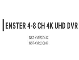Enster 4-8 CH 4K UHD DVR HDMI Full HD Output Simultaneously ONVIF;Multiple Cloud Technology CCTV DVR with VGA Ultra-Low Bitrates Manufacturer