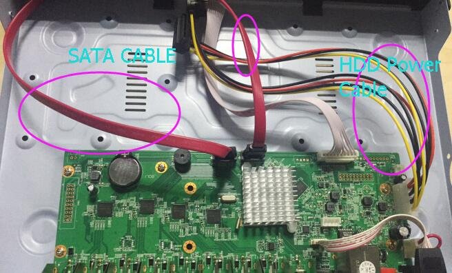 DVR/NVR Can’t find the HDD
